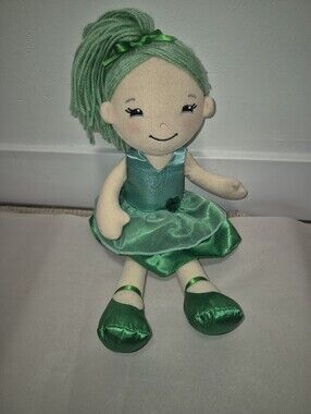 Nat & Jules Demdaco Green Doll Plush Vintage (10 Inch)